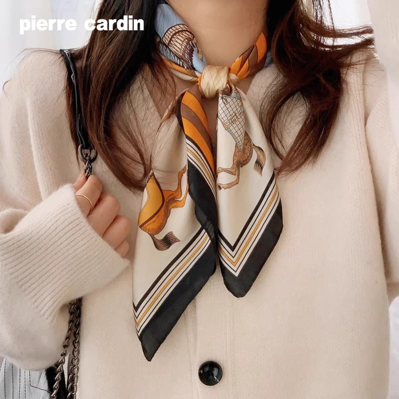 Платок PIERRE CARDIN Шарфы из шелка Тутовый Женские - изображение 3