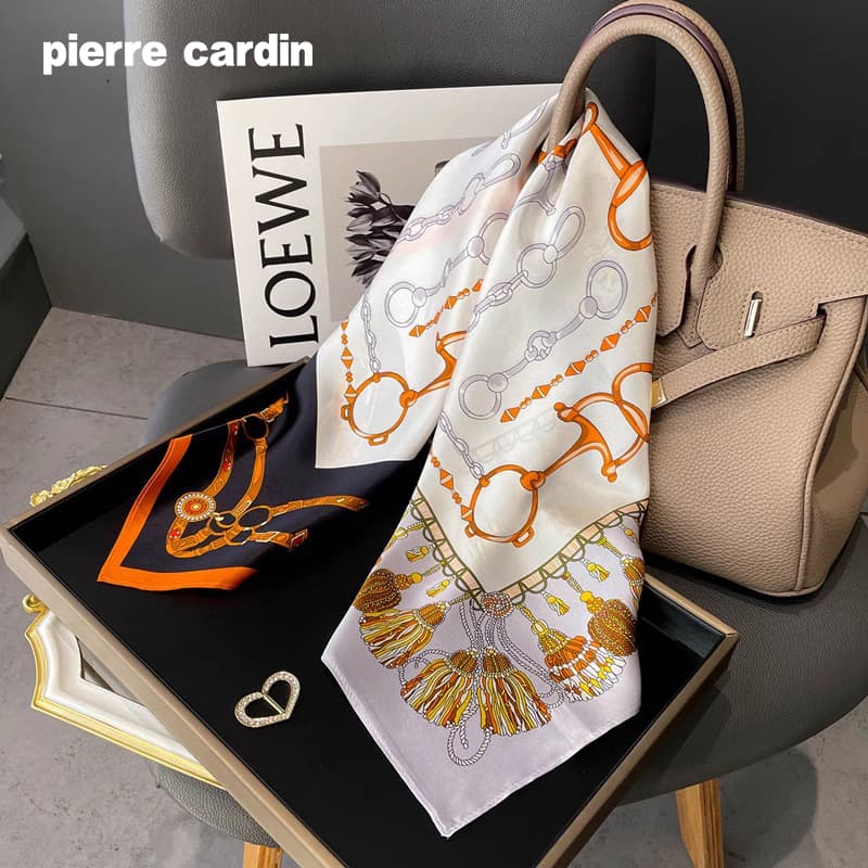 Платок PIERRE CARDIN Шарфы из шелка Тутовый Женские - изображение 7