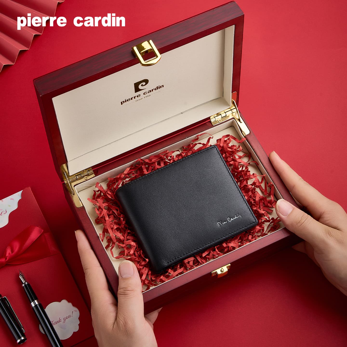 Кошелек PIERRE CARDIN Кошелек из коровьей кожи мужской многоцветный - изображение 4