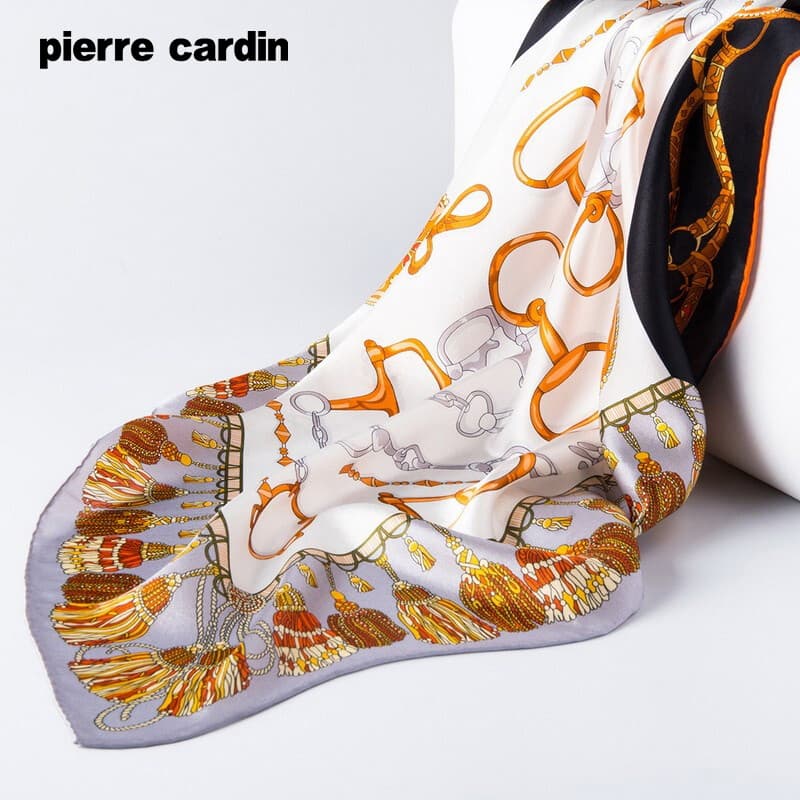 Платок PIERRE CARDIN Шарфы из шелка Тутовый Женские - изображение 3