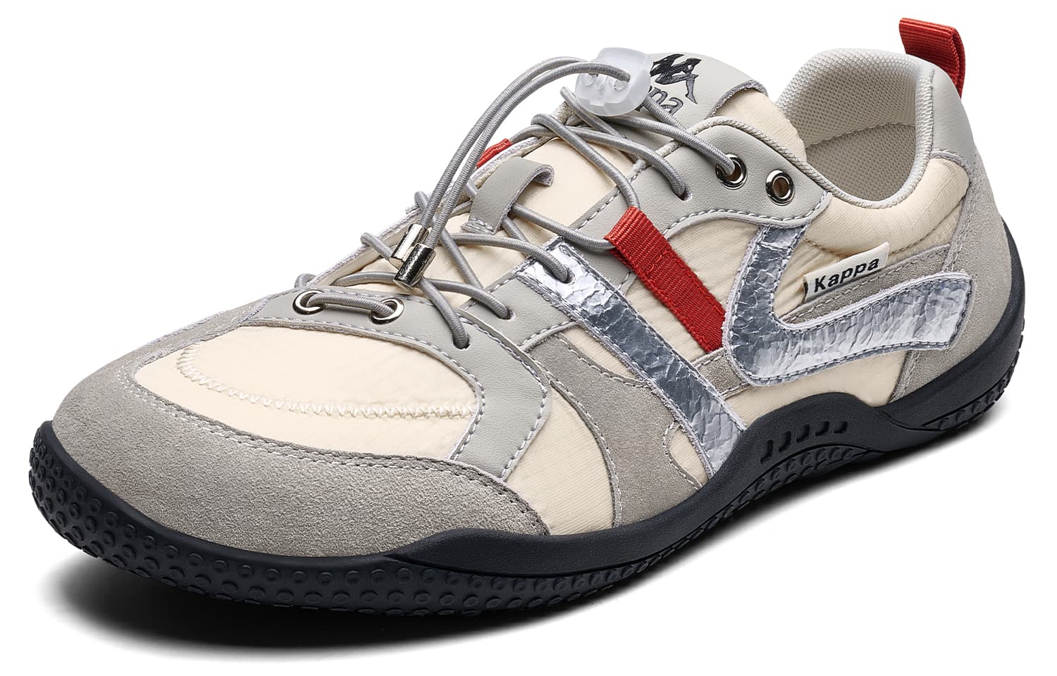Кроссовки Кроссовки Kappa Casual Low Top Cheddar White Cool Gray Silver Women's - изображение 5