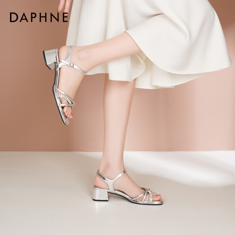 Шлёпанцы DAPHNE One Шнуровочные Сандалии Женские - изображение 7