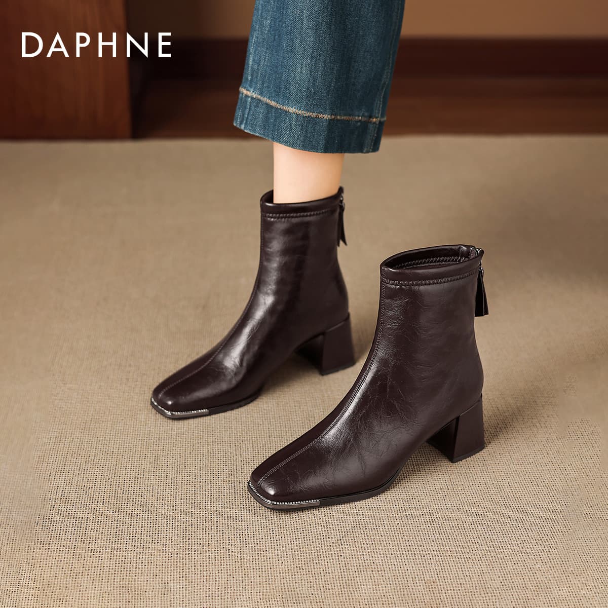 Сапоги DAPHNE Ботильоны Женские - изображение 4