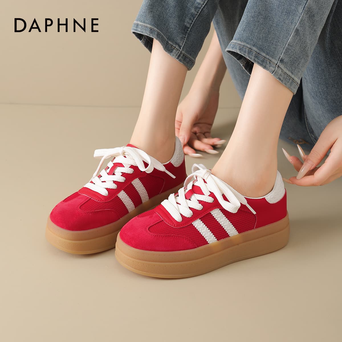 Кроссовки DAPHNE Низкий Топ Немецкий Армейский Кроссовки Женские - изображение 2