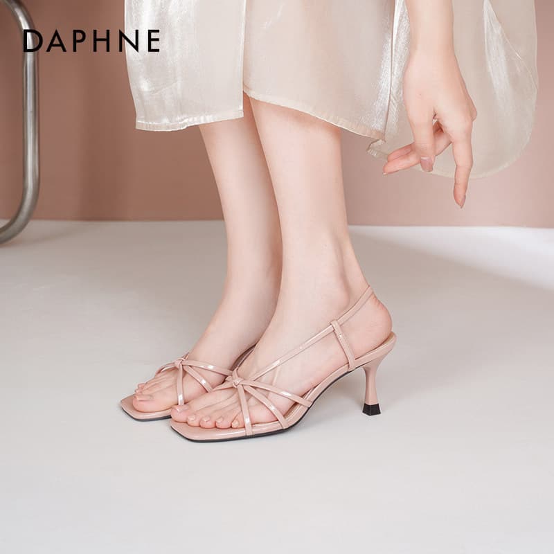 Шлёпанцы DAPHNE One Шнуровочные Сандалии Женские - изображение 6