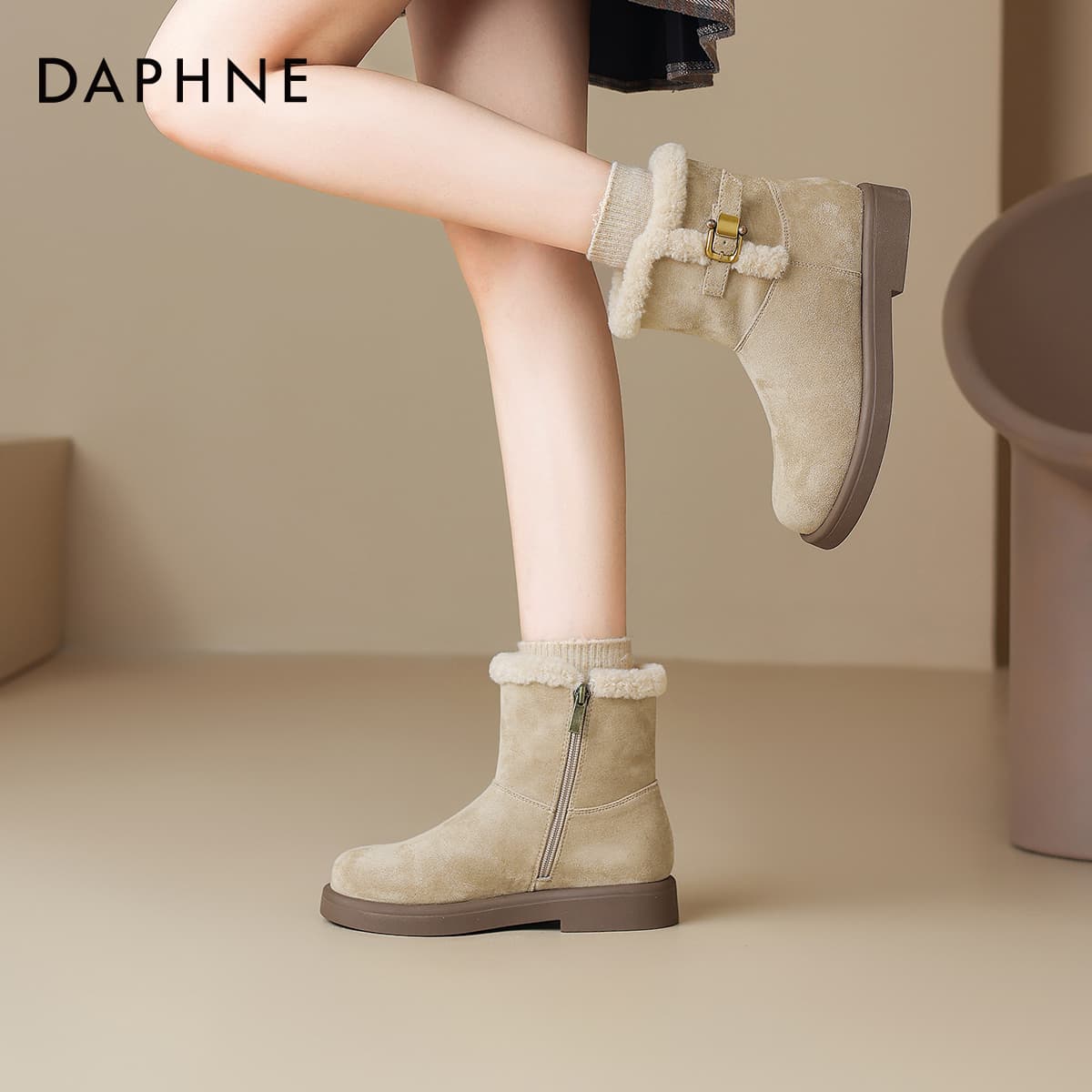 Ботинки зимние DAPHNE 14,5cm Сноубутсы Женские - изображение 5