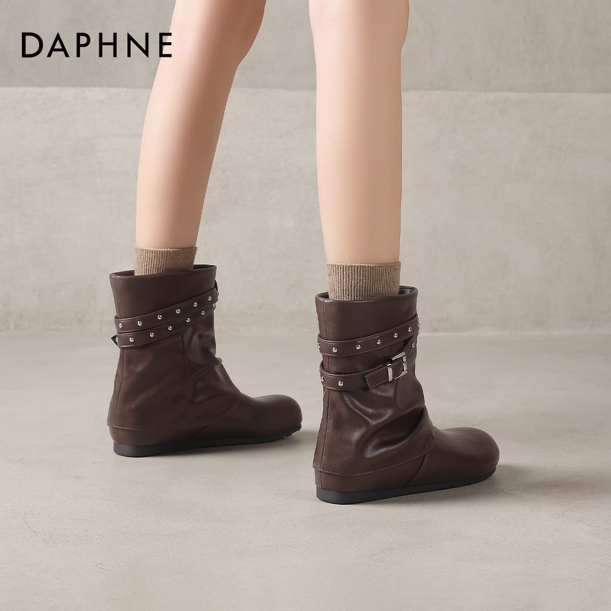 Сапоги DAPHNE Ботильоны Женские - изображение 7