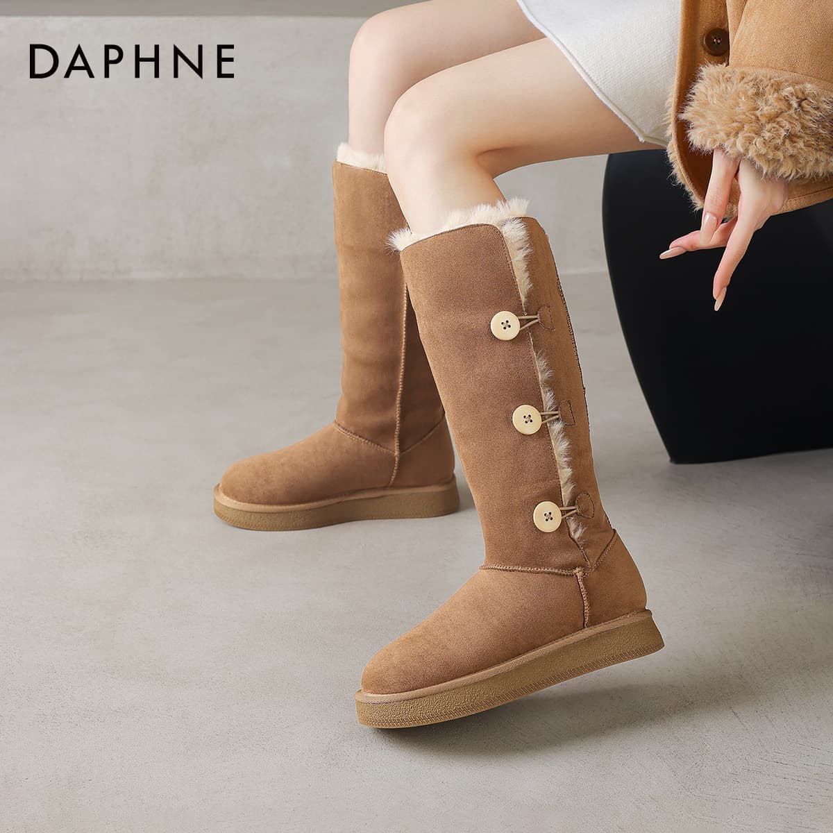 Ботинки зимние Daphne Сноубутсы Женские - изображение 4