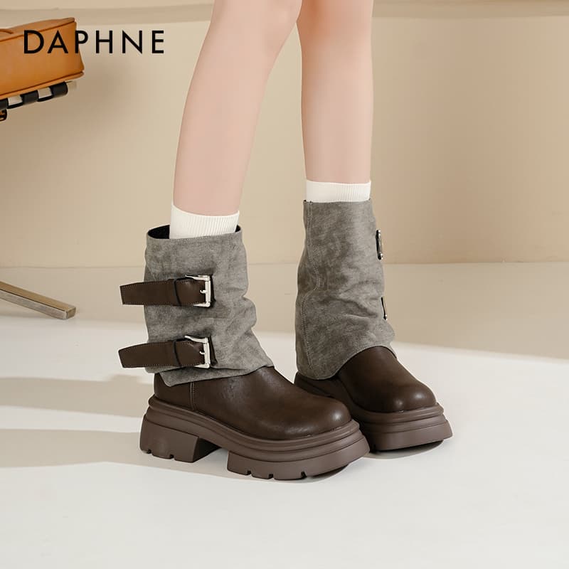 Сапоги DAPHNE Ботильоны Женские - изображение 6