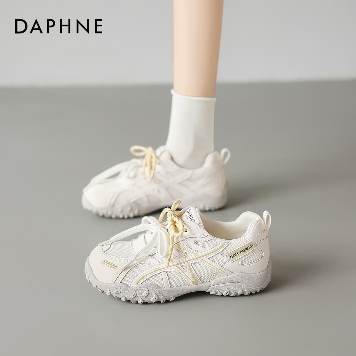 Кроссовки DAPHNE Синтетическая кожа текстиль Низкий топ Повседневная обувь Женская - изображение 7