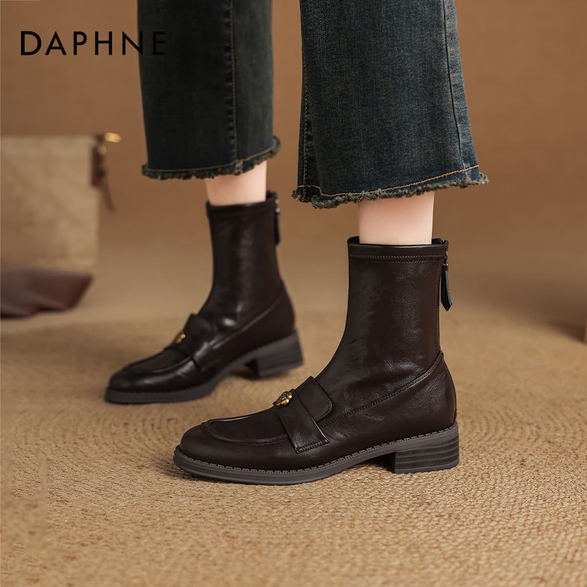 Сапоги DAPHNE Ботильоны Женские - изображение 4