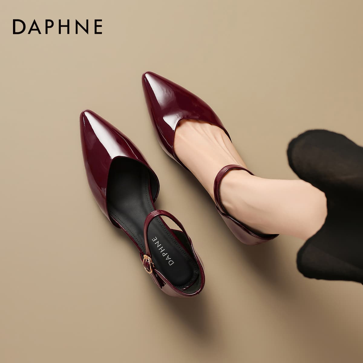 Тапочки DAPHNE Женские Повседневный Обувь без подкладки Женские - изображение 4