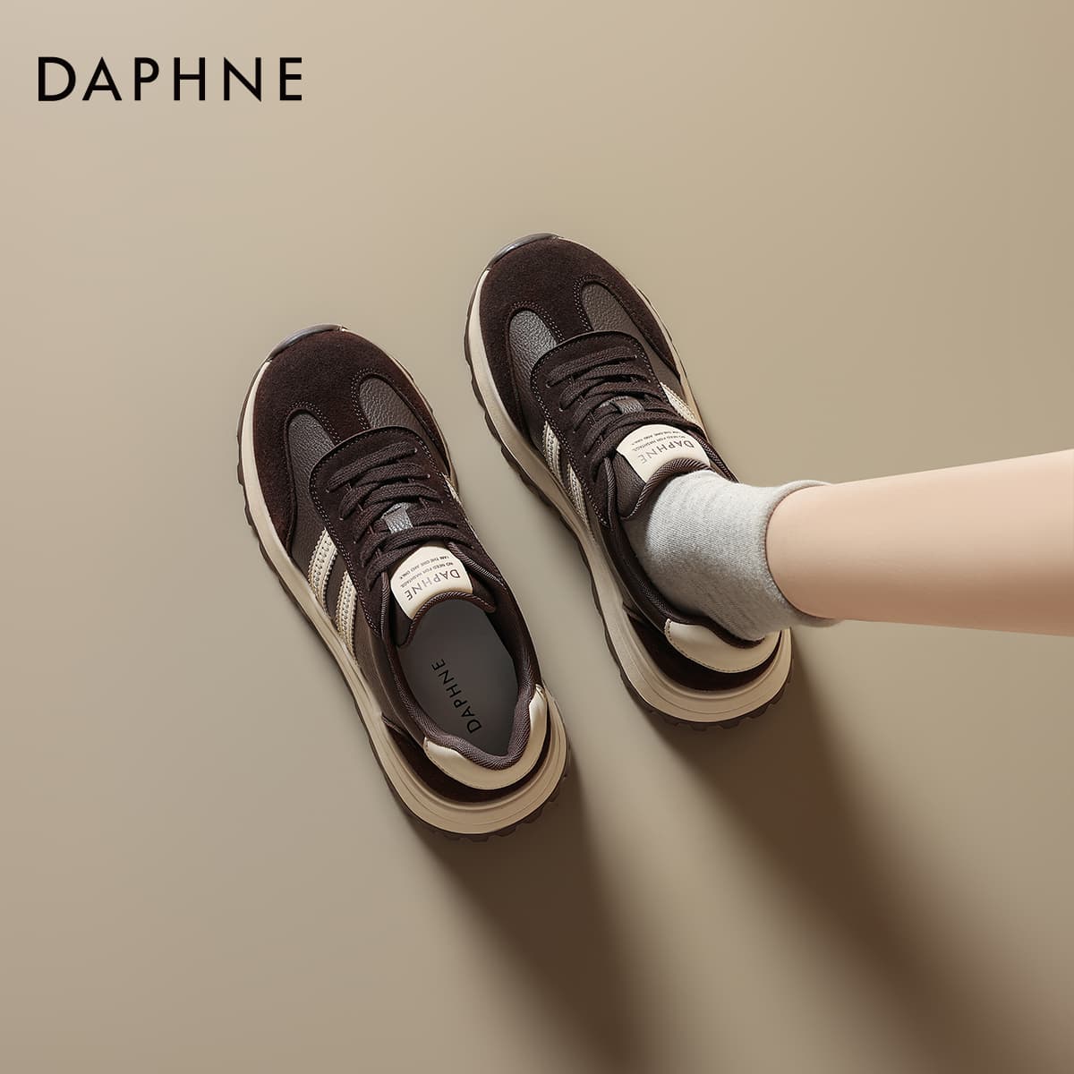 Кроссовки DAPHNE Массивные кроссовки Low Топ Женские - изображение 4
