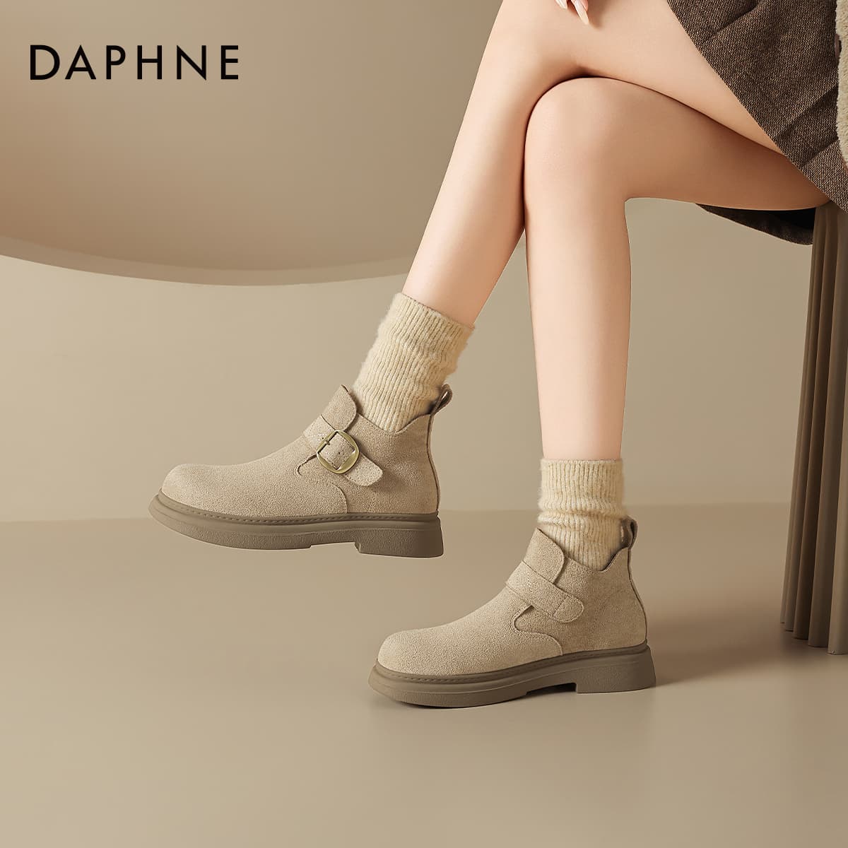 Сапоги DAPHNE Ботильоны Женские - изображение 4
