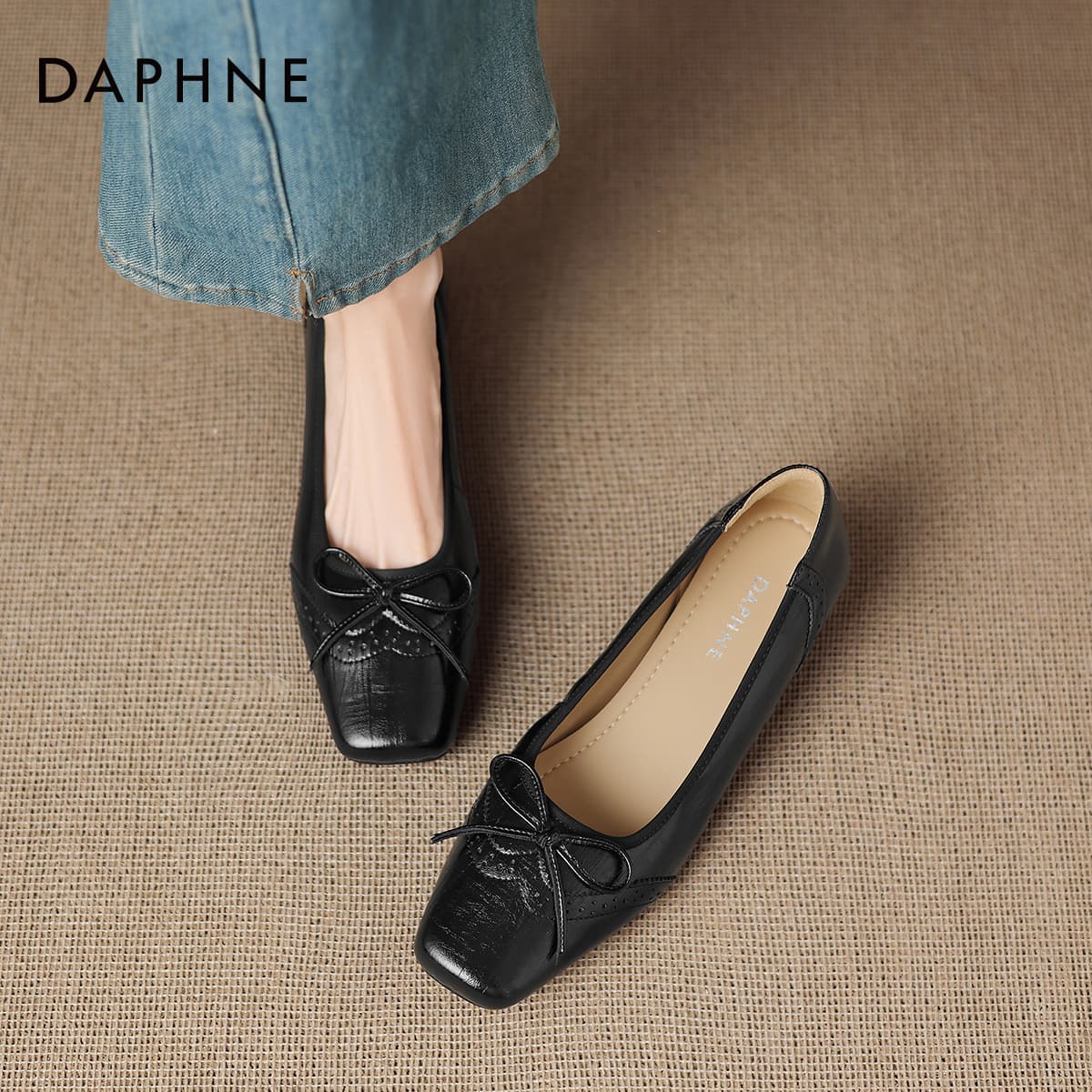 Тапочки DAPHNE Женские Повседневный Обувь без подкладки Женские - изображение 3