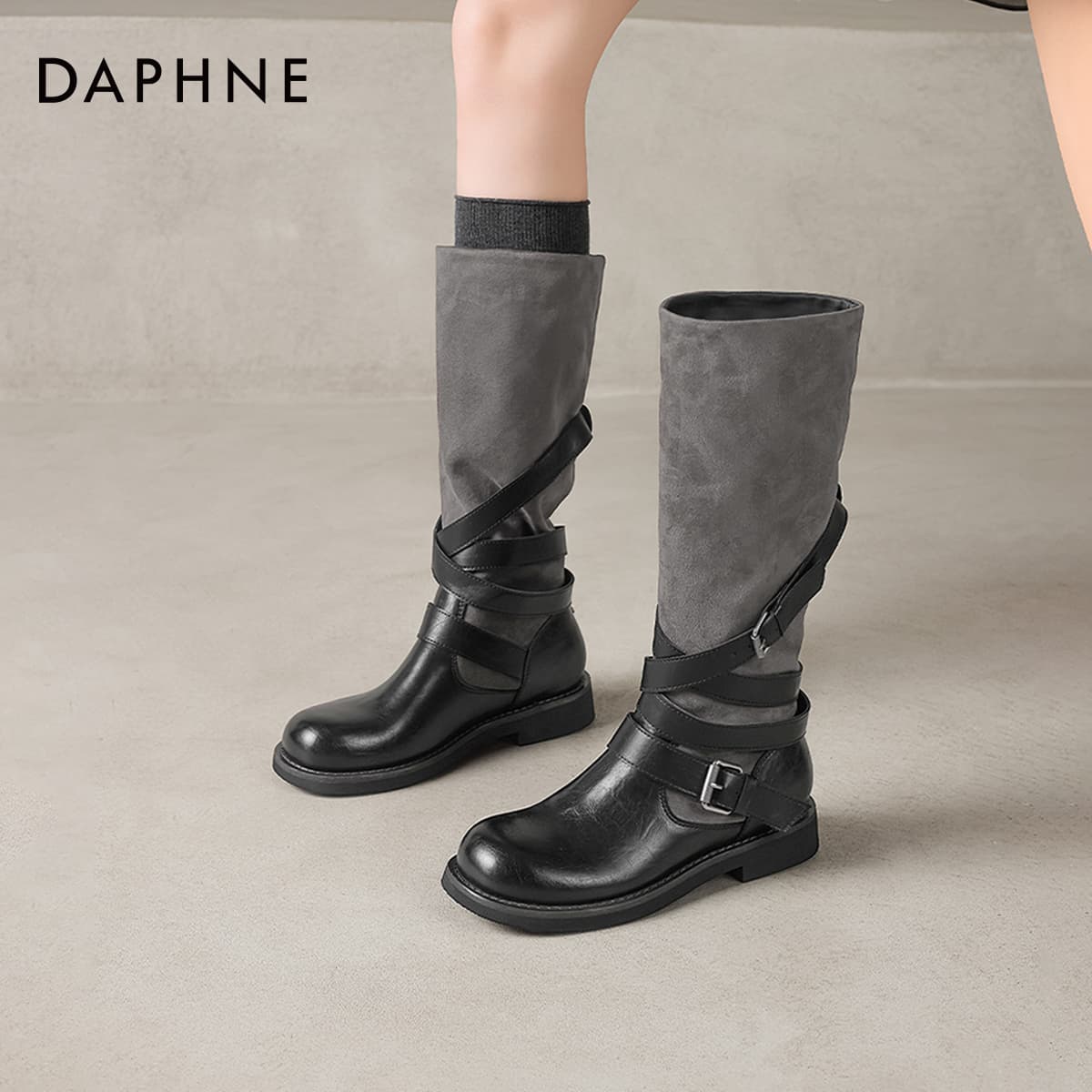 Сапоги DAPHNE Ботильоны Женские - изображение 4