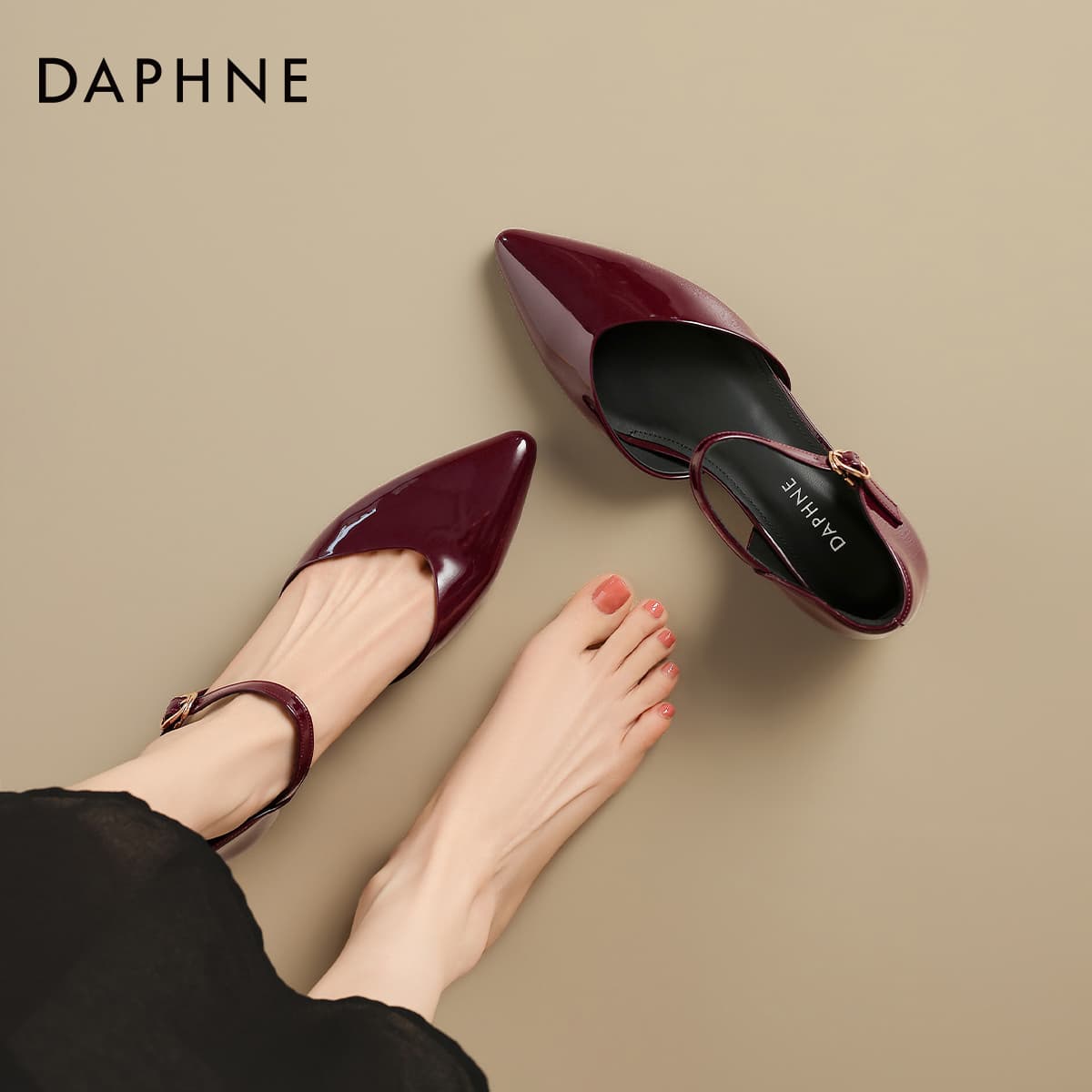 Тапочки DAPHNE Женские Повседневный Обувь без подкладки Женские - изображение 6