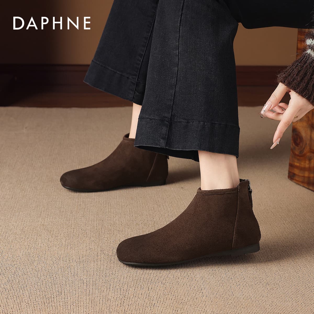 Сапоги Daphne Ткань Ботильоны Женские - изображение 6