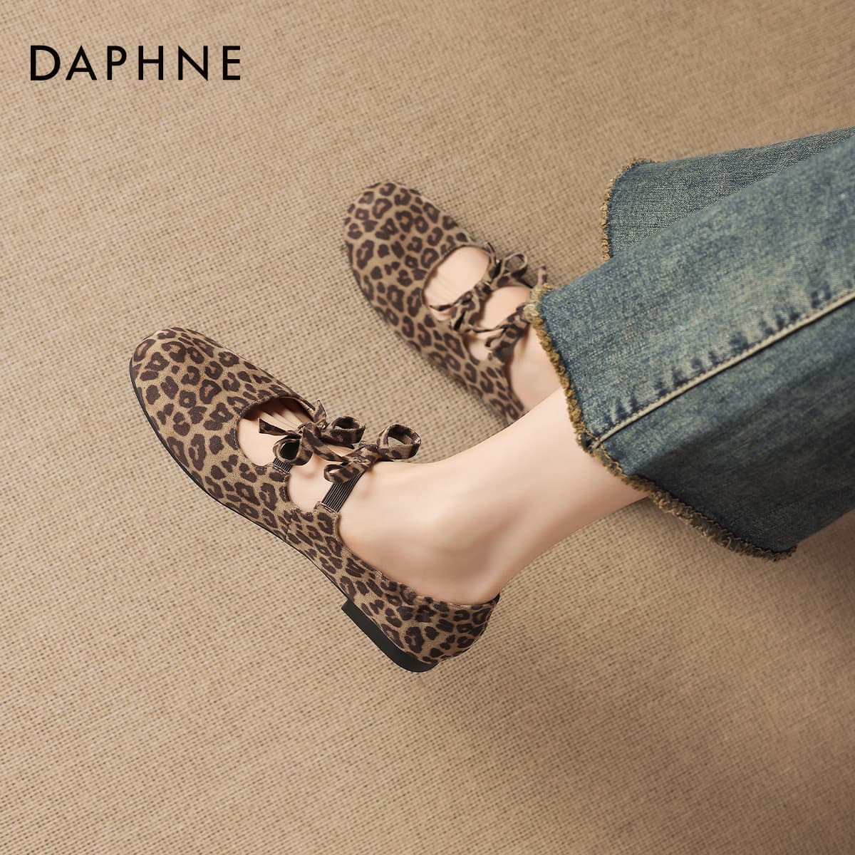 DAPHNE Туфли Мэри Джейн Low Топ Леопардовый принт Женские - изображение 6