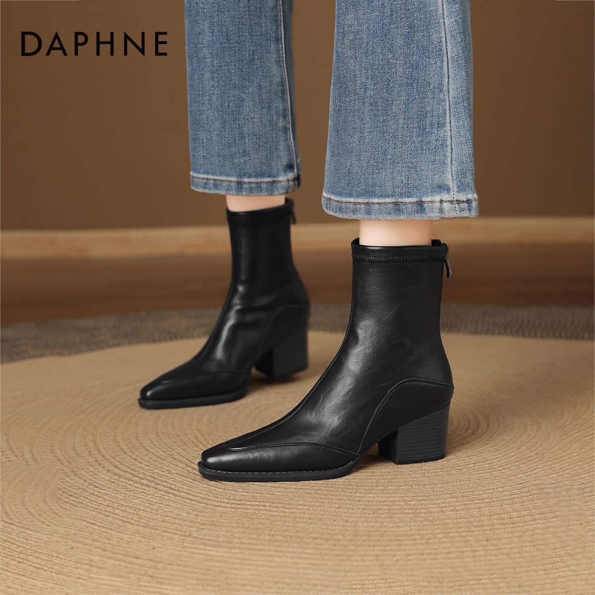 Сапоги DAPHNE Ботильоны Женские - изображение 4