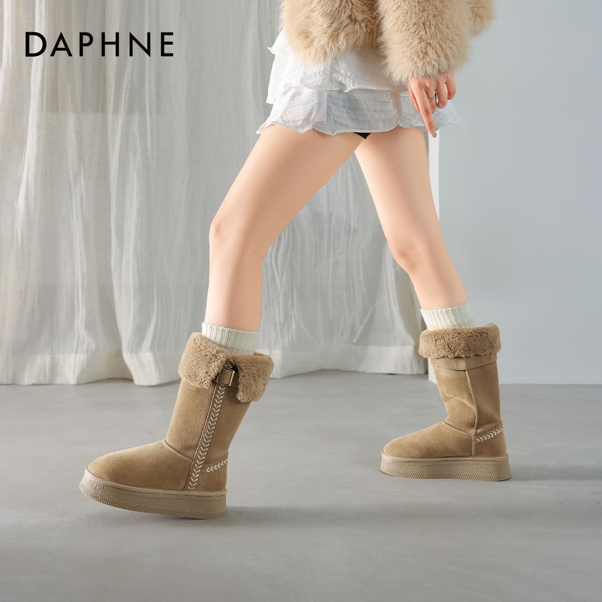 Ботинки зимние Daphne Сноубутсы Женские - изображение 5
