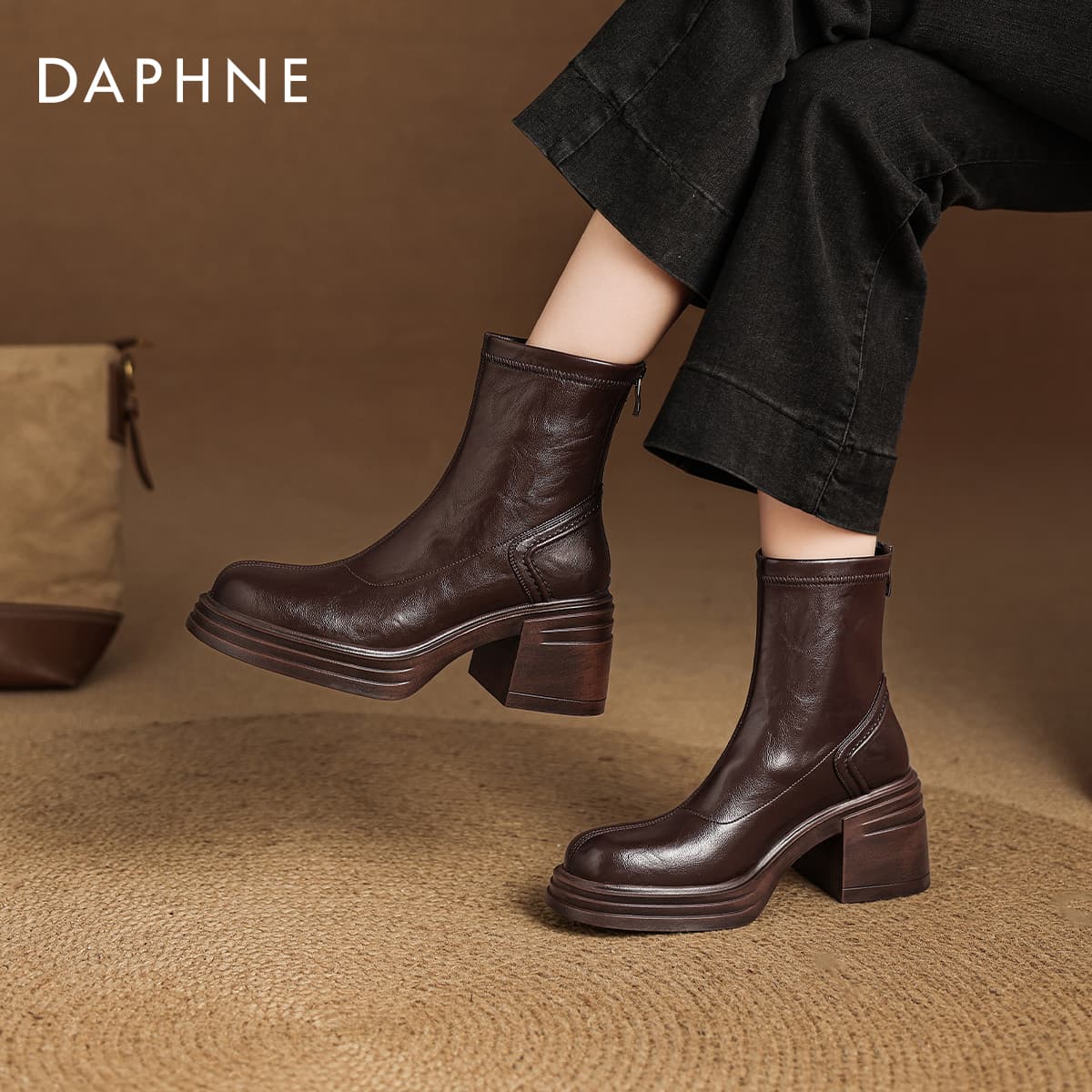 Сапоги DAPHNE Ботильоны Женские - изображение 6