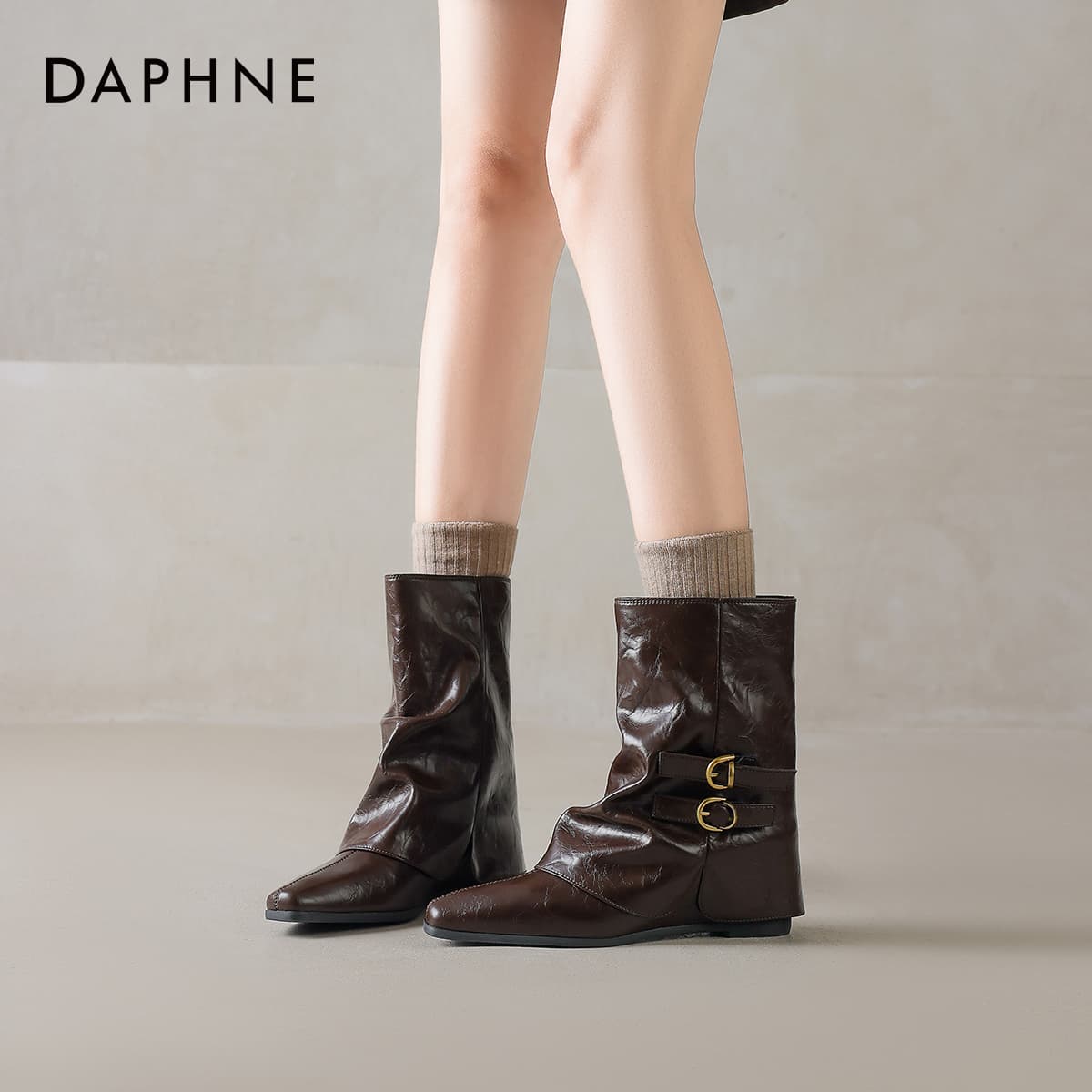 Сапоги DAPHNE Синтетическая кожа Ботильоны Женские - изображение 6