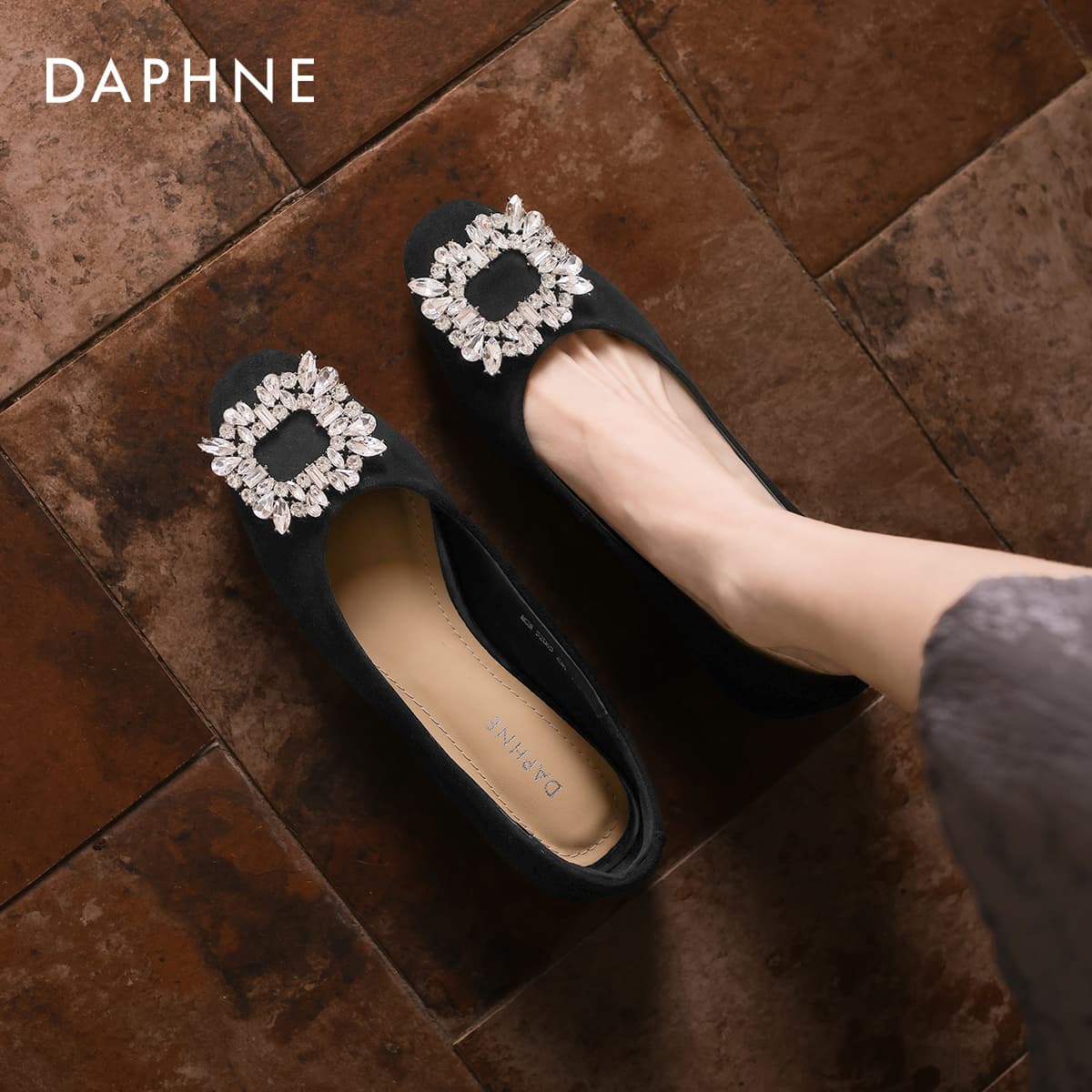 Тапочки Daphne Ткань Женские Повседневные Туфли Женские - изображение 3