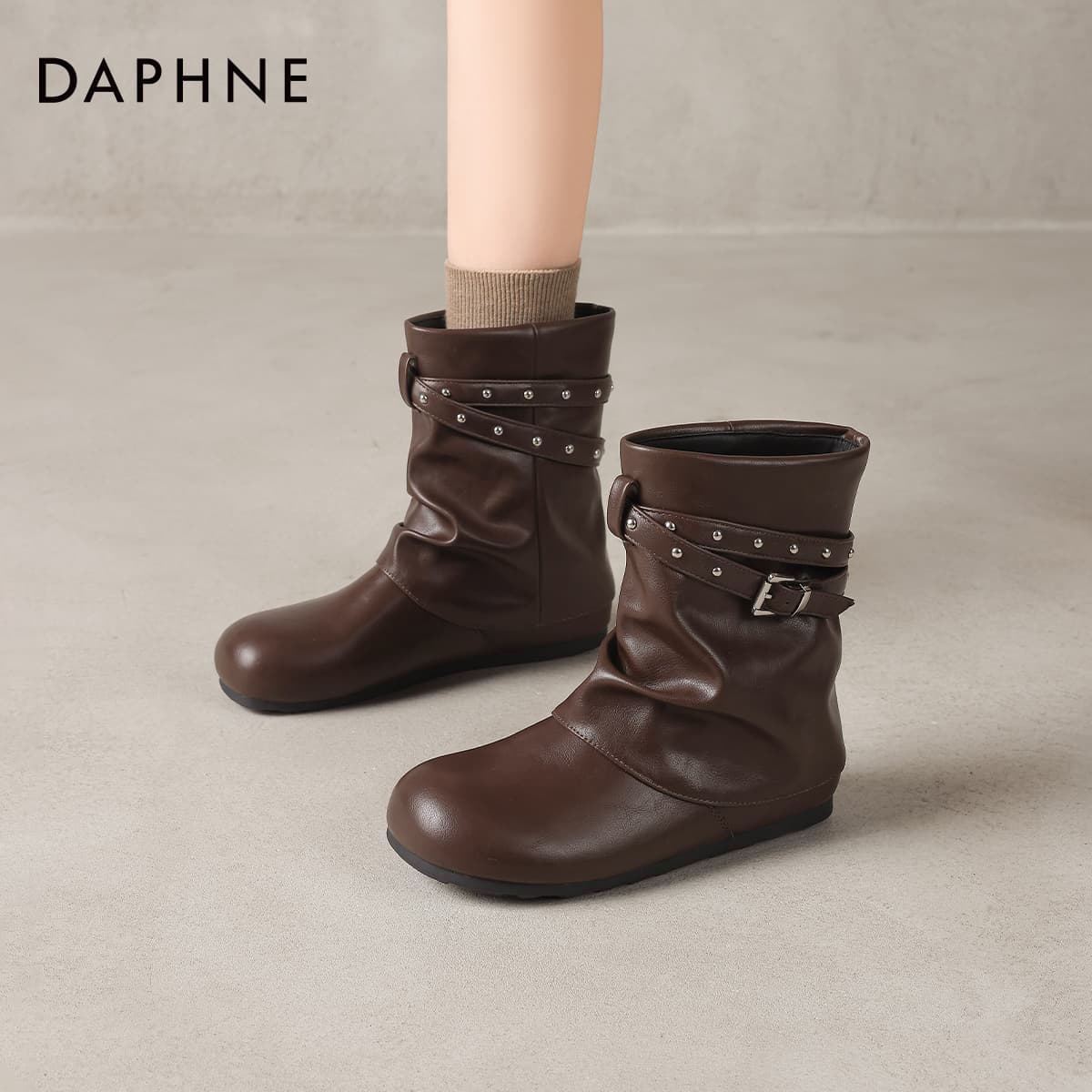 Сапоги DAPHNE Ботильоны Женские - изображение 5