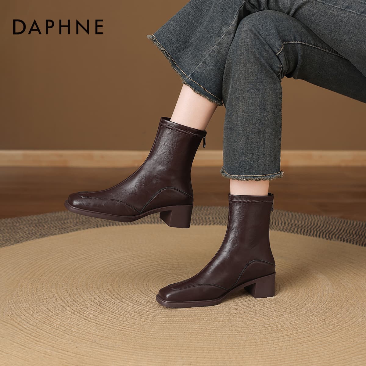 Сапоги DAPHNE Ботильоны Женские - изображение 7