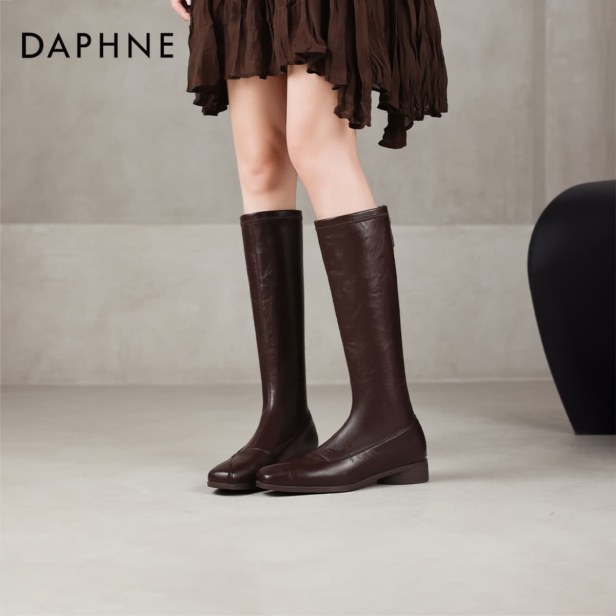Ботинки DAPHNE Колено High Ботинки Женские - изображение 4