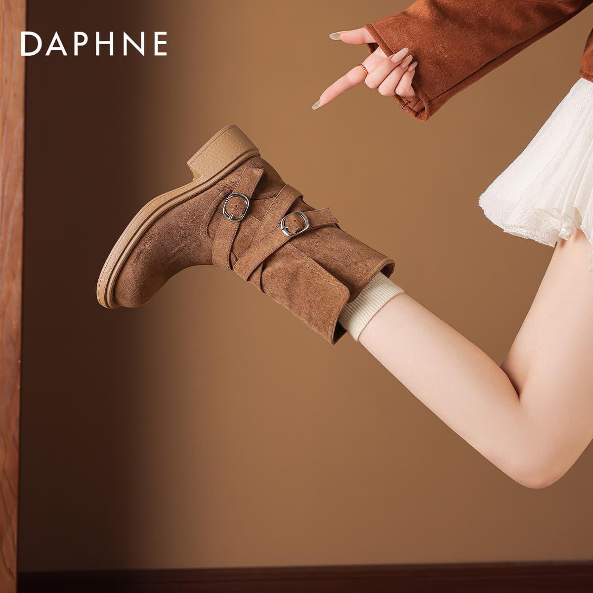 Сапоги DAPHNE Ботильоны Женские - изображение 4