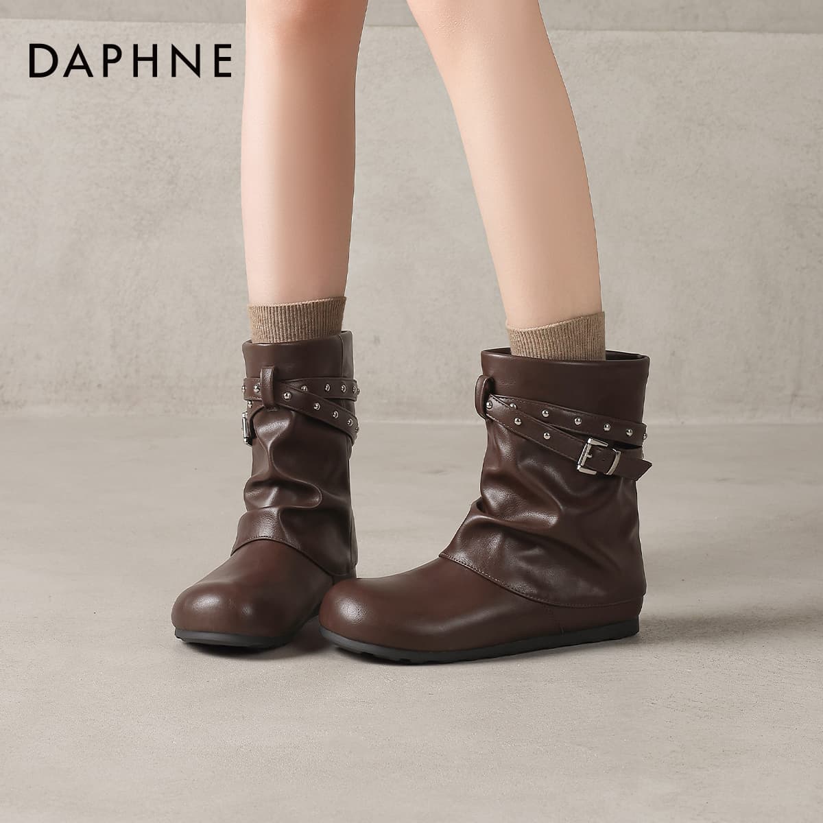 Сапоги DAPHNE Ботильоны Женские - изображение 4