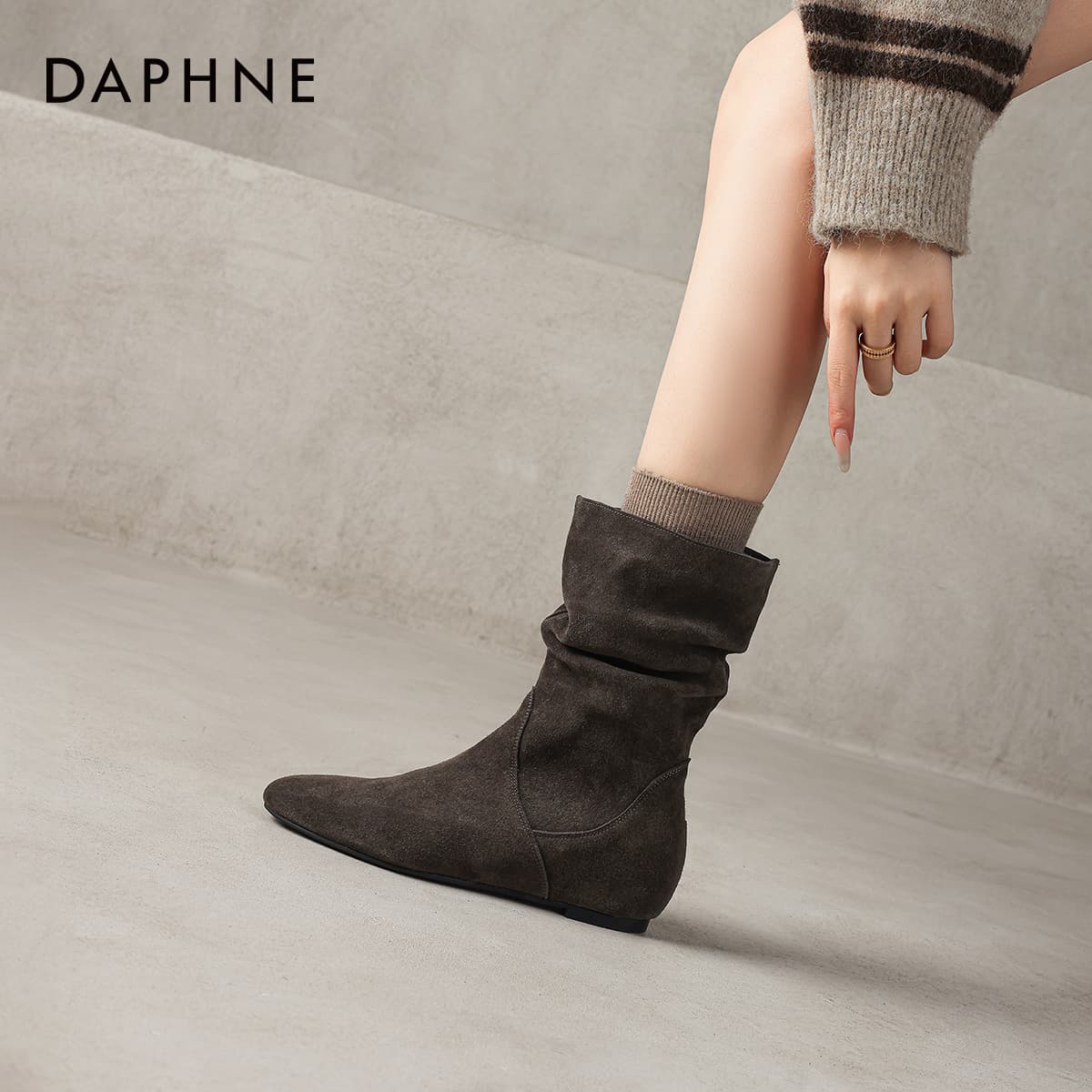 Сапоги DAPHNE Ботильоны Женские - изображение 9