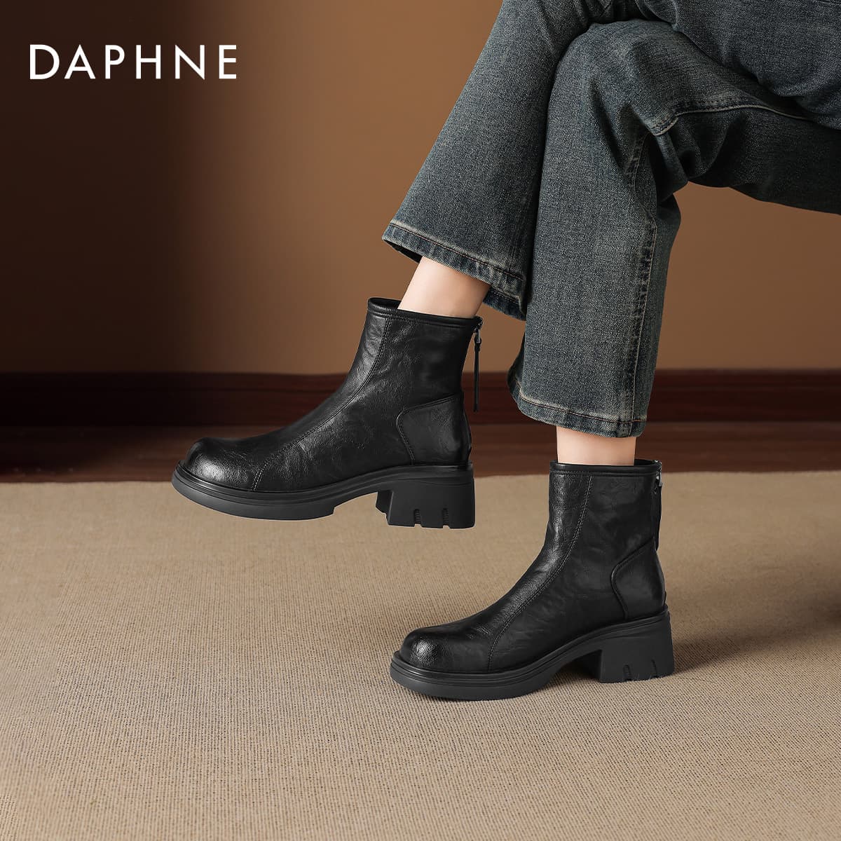 Сапоги DAPHNE Ботильоны Женские - изображение 4