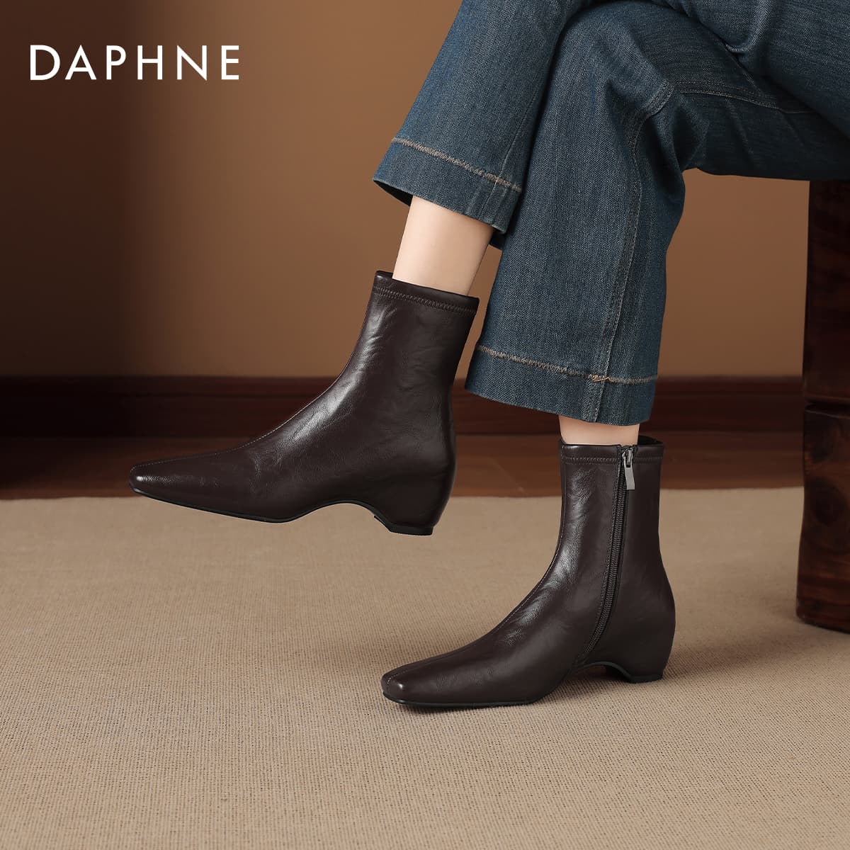 Сапоги DAPHNE Ботильоны Женские - изображение 5