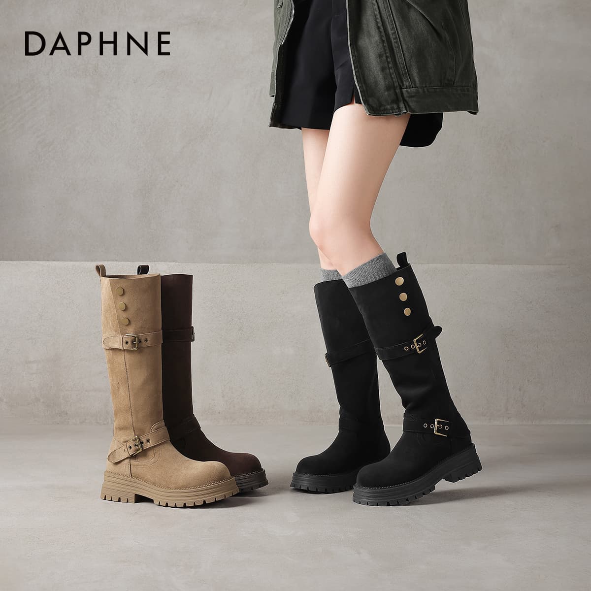 Сапоги DAPHNE Ботильоны Женские - изображение 3