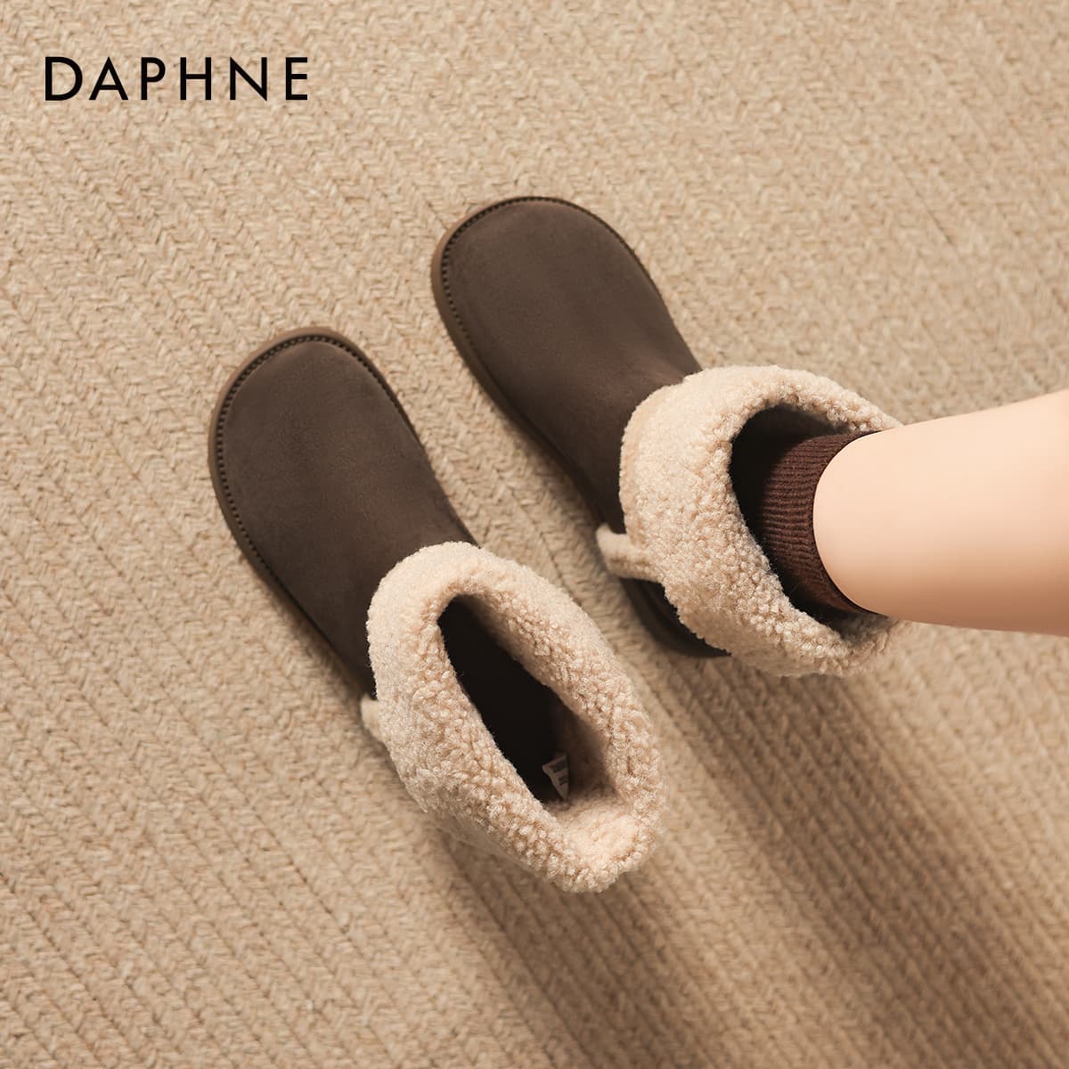 Ботинки зимние Daphne 24,5cm Сноубутсы Женские - изображение 8