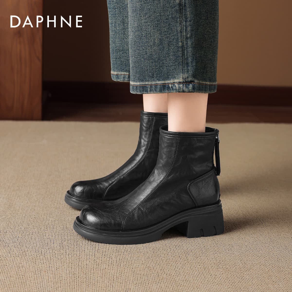 Сапоги DAPHNE Ботильоны Женские - изображение 7