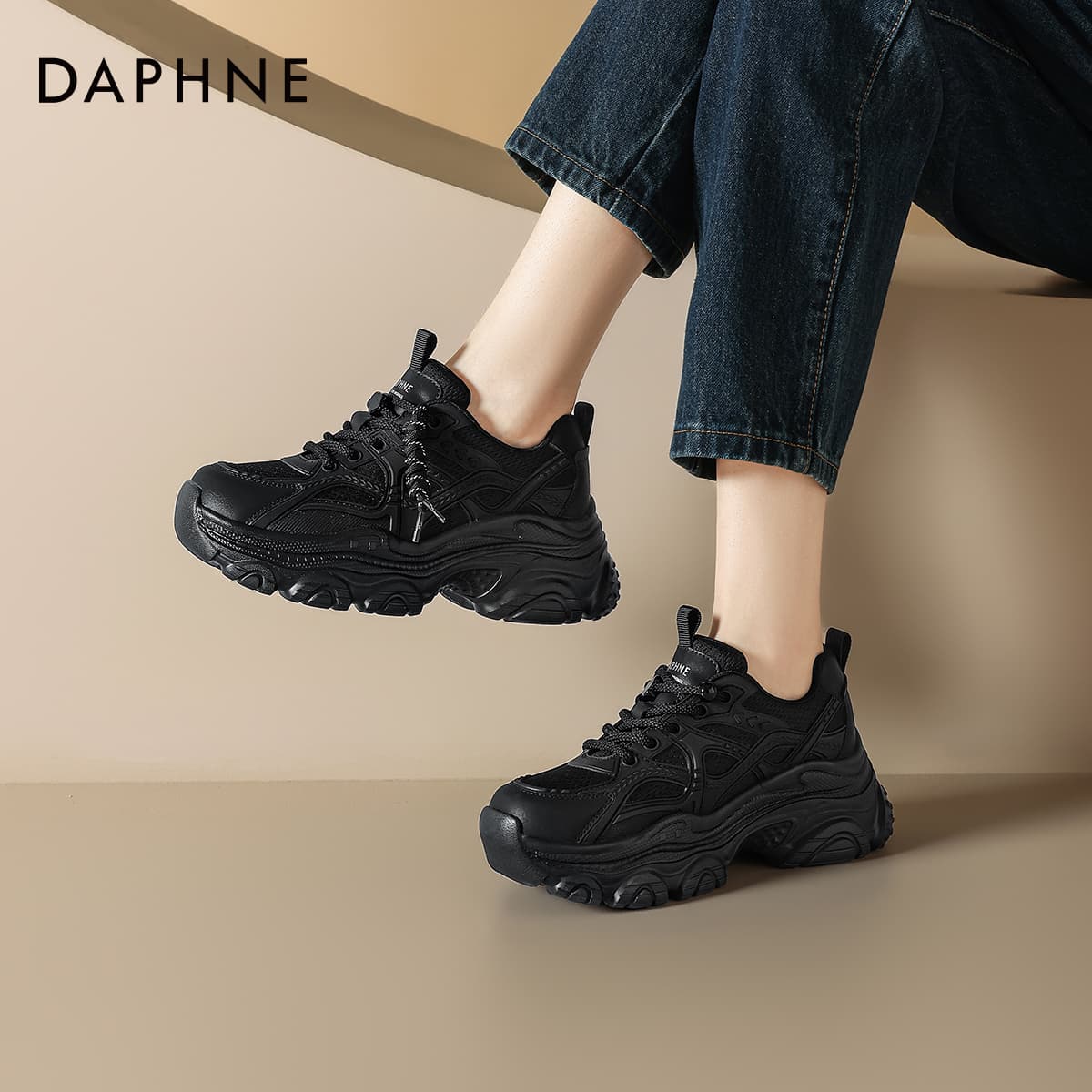 Кроссовки DAPHNE Массивные кроссовки Low Топ Женские - изображение 6