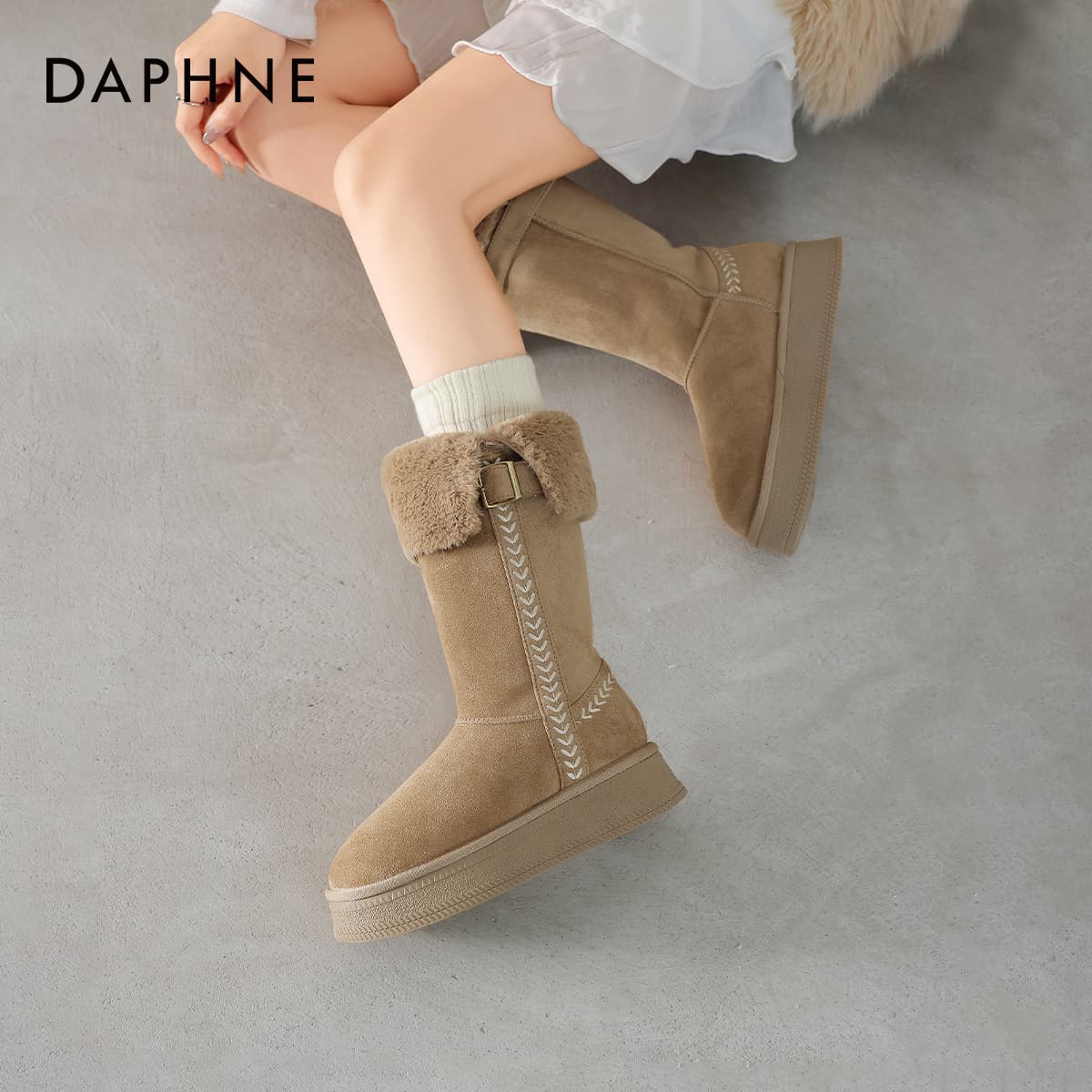 Ботинки зимние Daphne Сноубутсы Женские - изображение 7