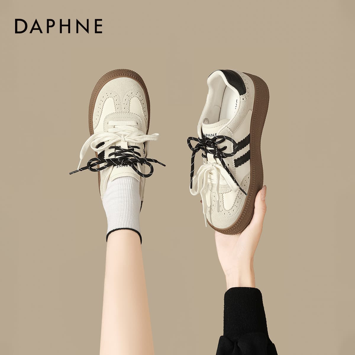 Кроссовки DAPHNE Кеды для скейтбординга Low Топ Женские - изображение 7