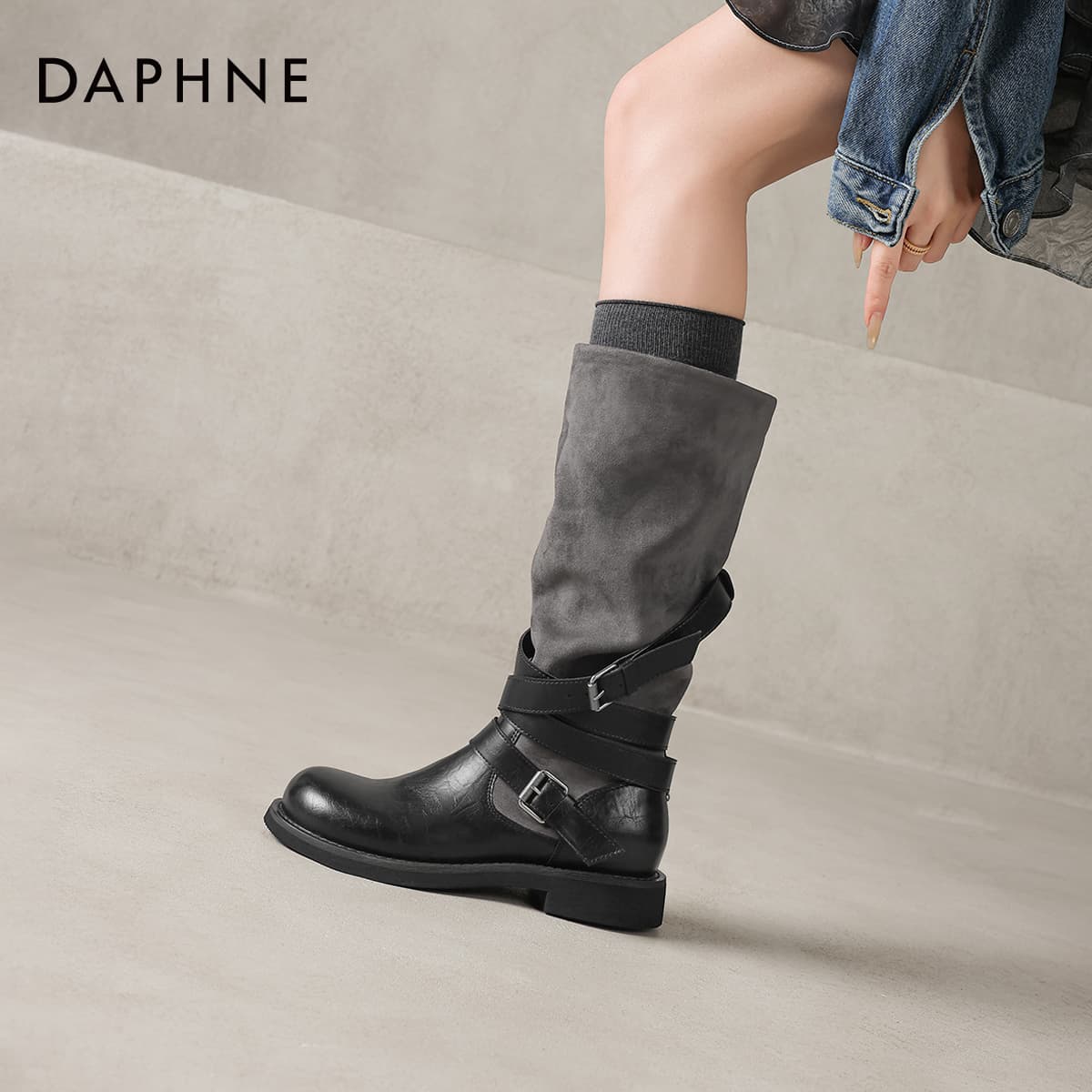 Сапоги DAPHNE Ботильоны Женские - изображение 6