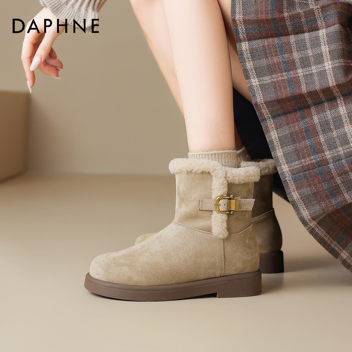 Ботинки зимние DAPHNE 14,5cm Сноубутсы Женские - изображение 3