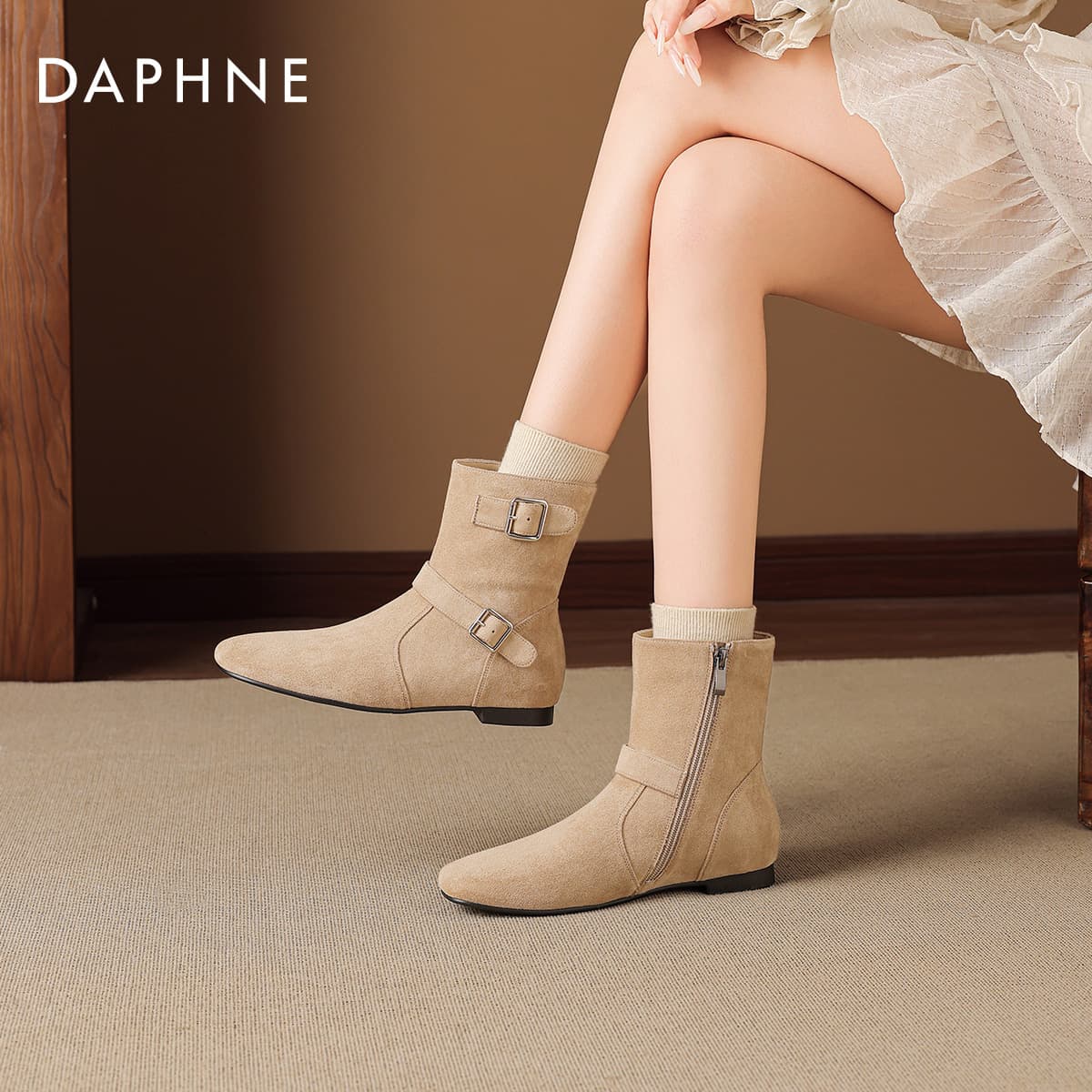 Сапоги DAPHNE Ботильоны Женские - изображение 4