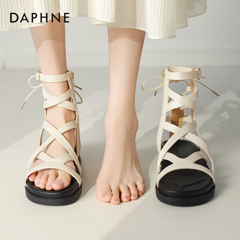 Сандалии Daphne Женские сандалии-гладиаторы - изображение 4