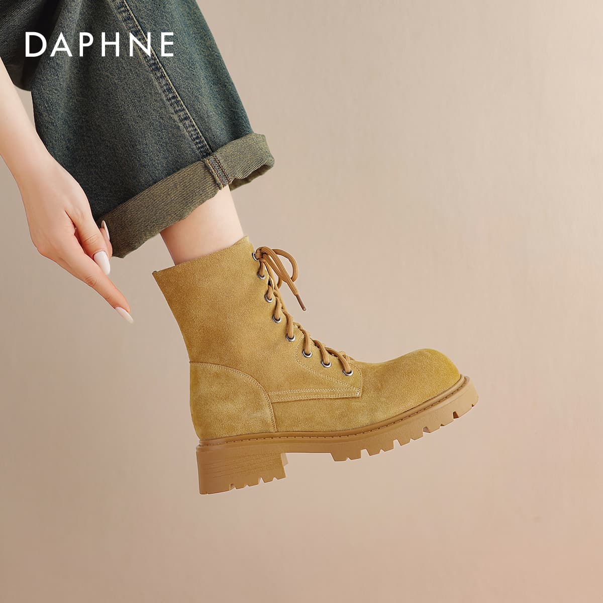 Ботинки DAPHNE Армейские ботинки Женские - изображение 6