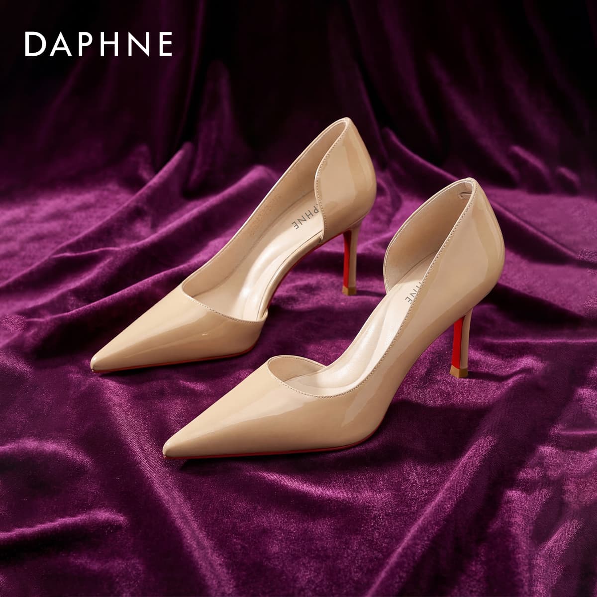 Туфли DAPHNE Синтетическая кожа Лакированная кожа Узкий каблук Высокие каблуки Женские - изображение 10