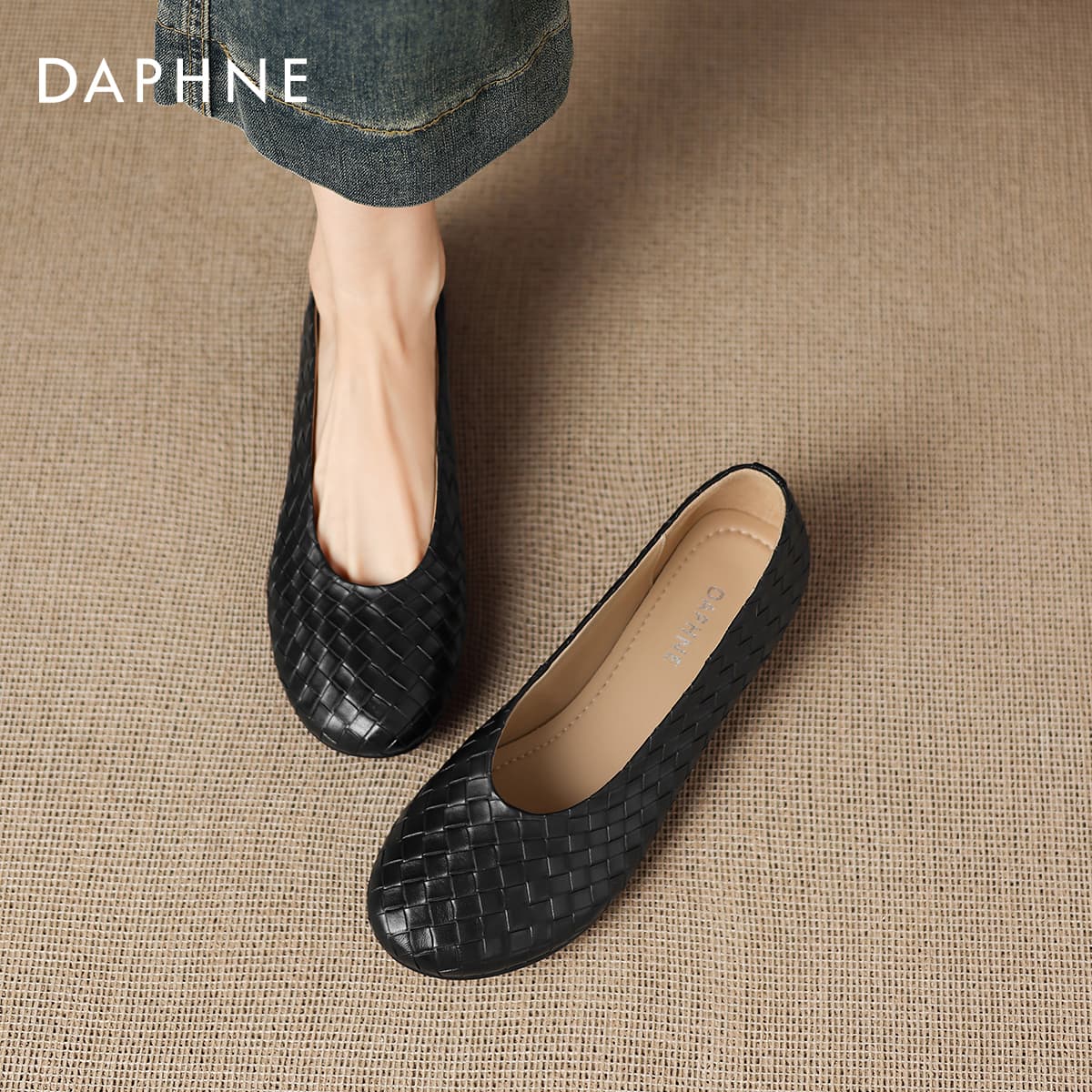 Тапочки DAPHNE Женские Повседневный Обувь без подкладки Женские - изображение 6