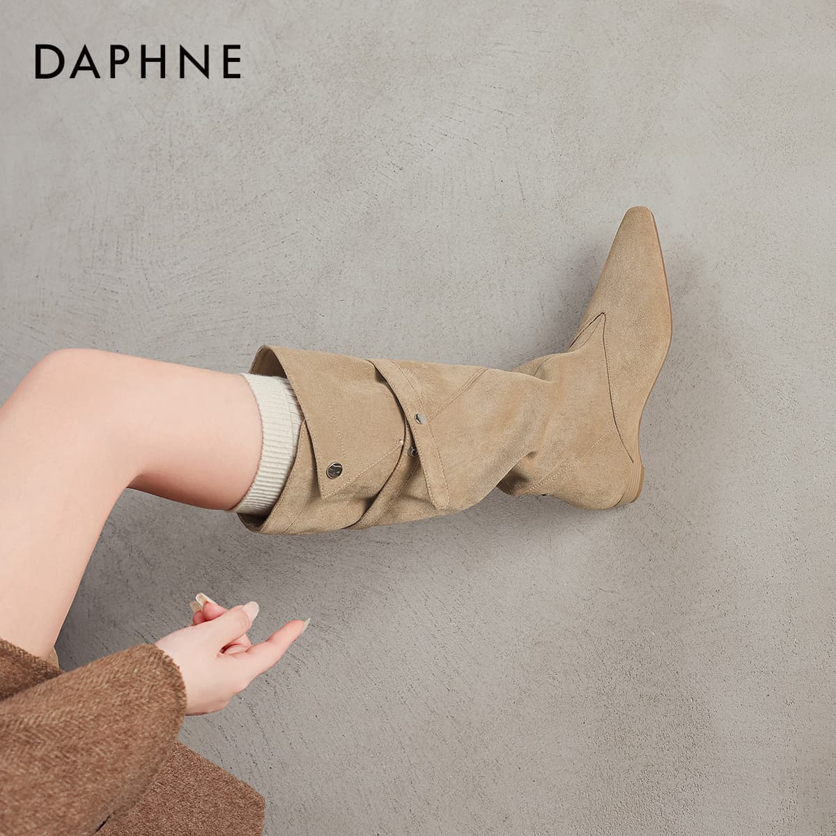 Сапоги DAPHNE Ботильоны High Топ Женские - изображение 6